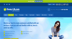 Desktop Screenshot of essay-lib.com